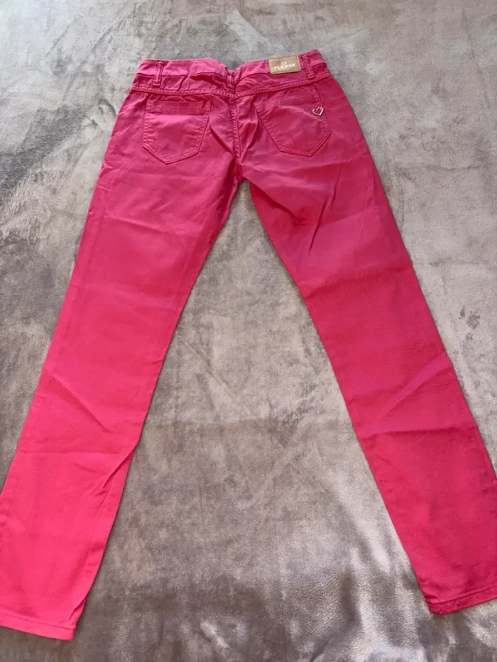 Pantalon chino rose femme taille 34 Please en très bon état - photo numéro 6