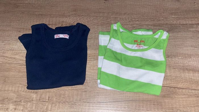 Lot débardeur 24mois