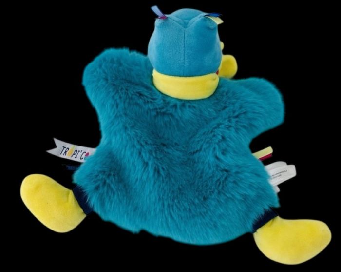 ❤️ B5270 DOUDOU ET COMPAGNIE Marionnette Croco Vert Bleu Tropi'cool Crocodile - photo numéro 2