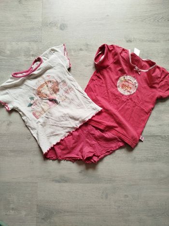 Pyjama short charlotte aux fraises 5 ans