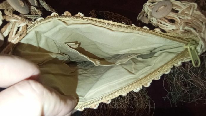 Deux magnifiques sacs a bandoulière avec boutons franges Neufs Giada - photo numéro 4