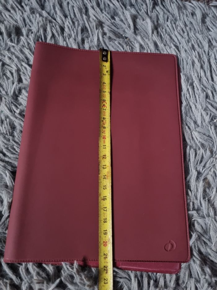 Protège cahier ou carnet de santé couleur Prune - photo numéro 5