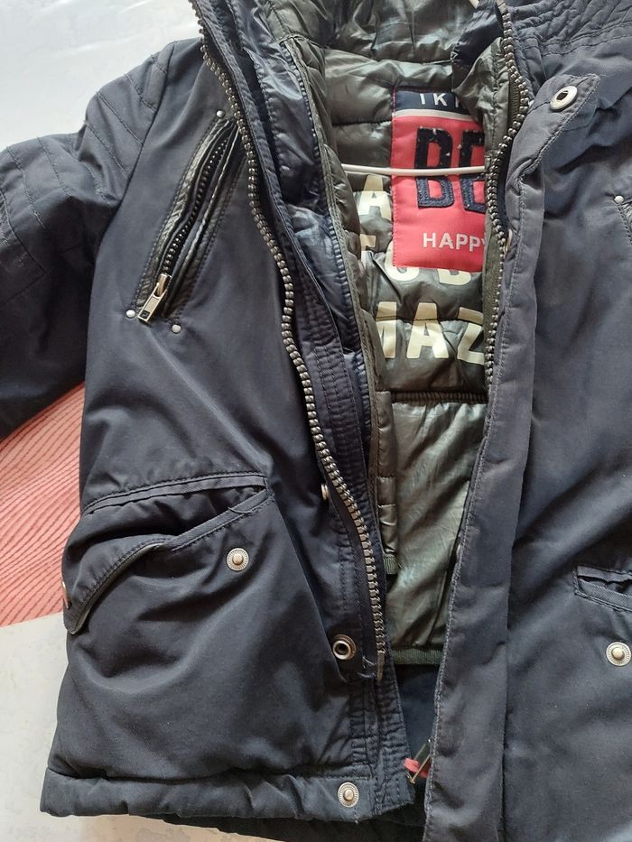 Blouson double parka ikks 5ans - photo numéro 3