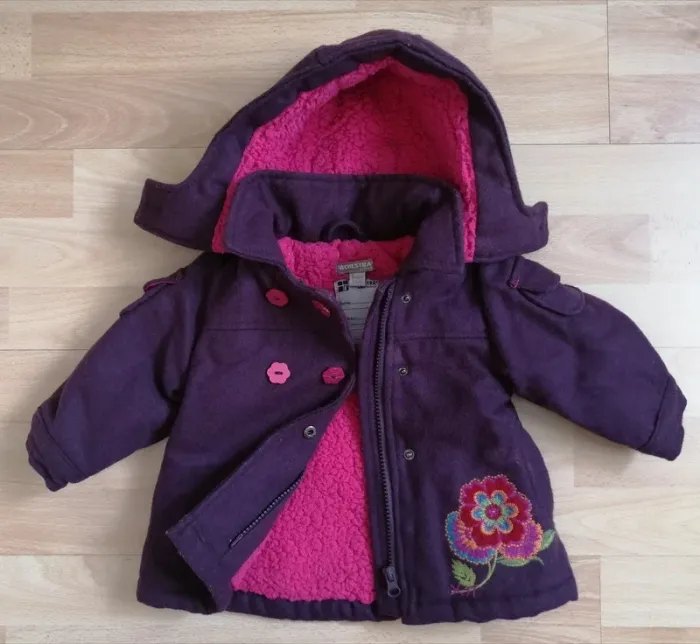 Manteau fille prune Orchestra 6 mois (67 cm)