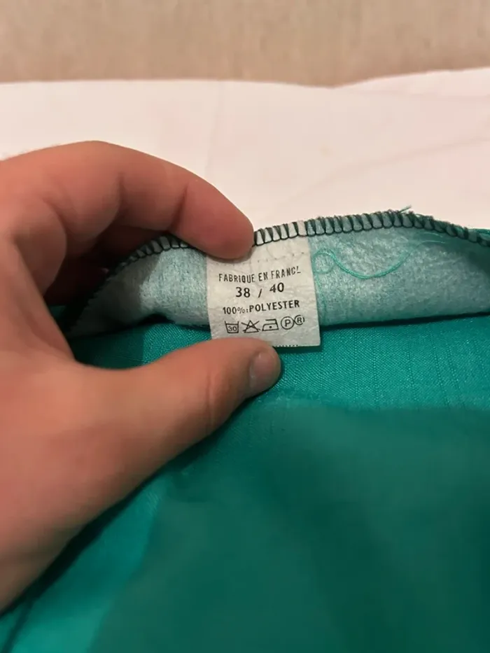 Ensemble vert tailleur jupe - photo numéro 7