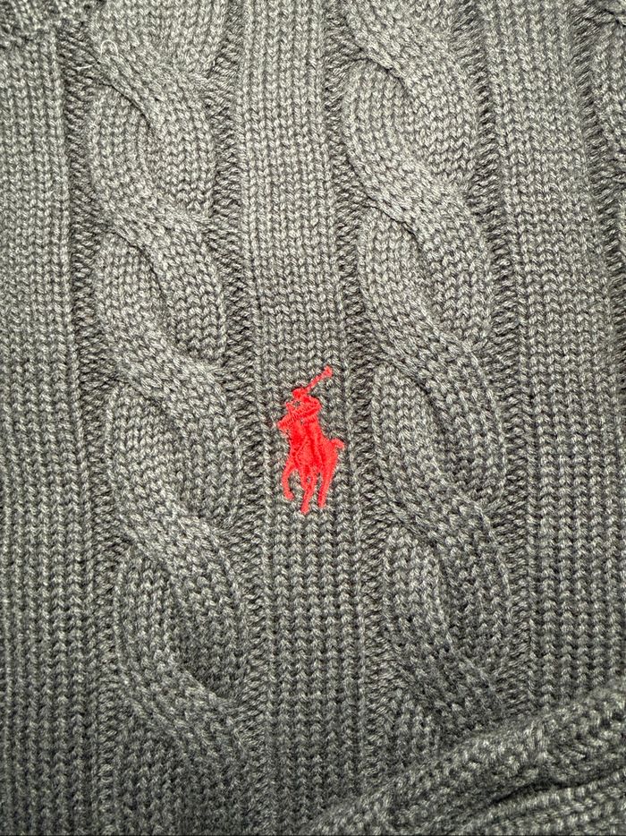 Pull Torsadé Ralph Lauren Neuf Taille L - photo numéro 3
