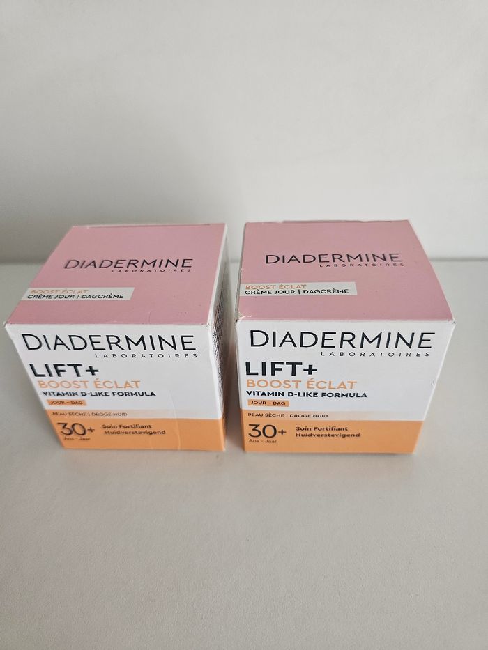 1 lot de 2 crèmes diadermine 30+