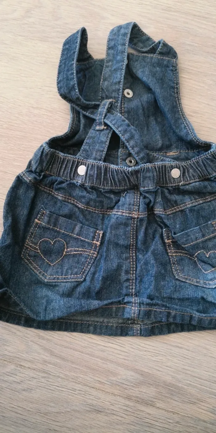 Robe 6 mois en jeans - photo numéro 2