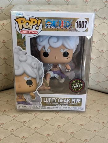 Funko Pop! Animation Luffy Gear Five Glow Chase One Piece sous Sleeve