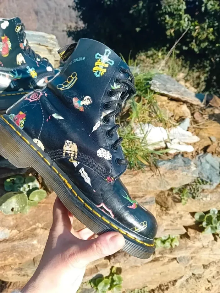 Dr. Martens noir Tatoo tatouage 37 - photo numéro 7