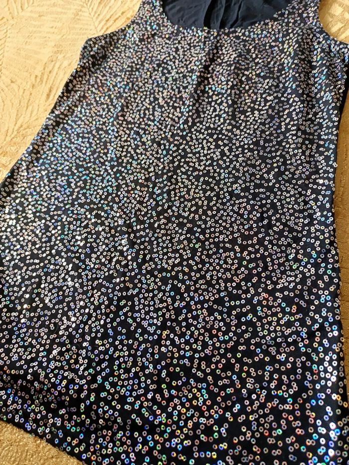 Haut noir sequins - photo numéro 2