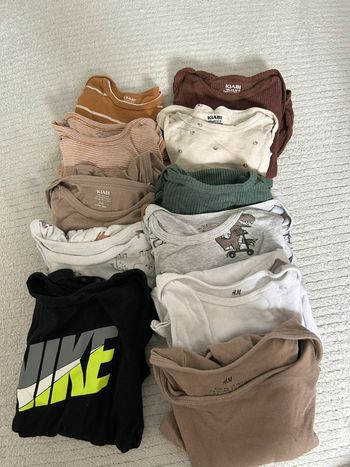 Lot de 11 bodies manches longues 24 mois