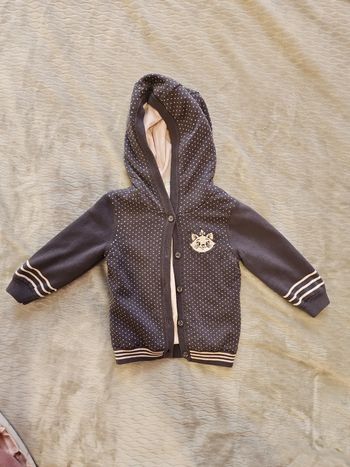 Gilet doublé polaire 12m