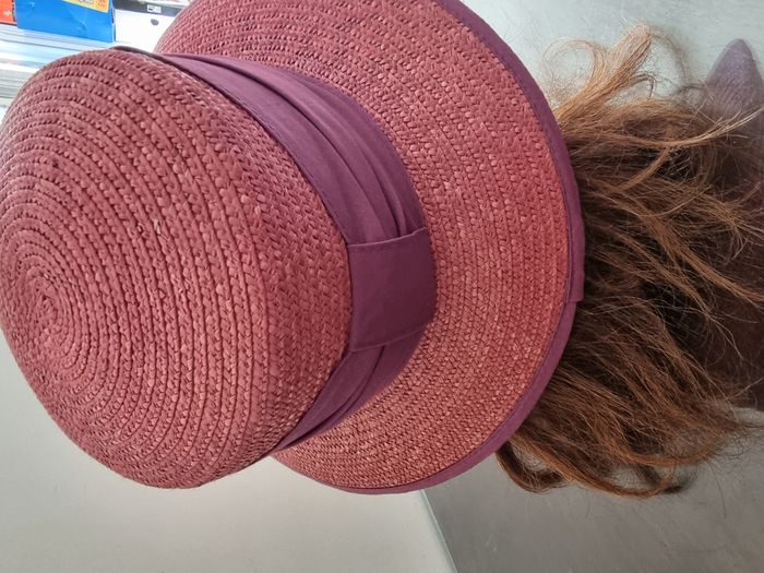 chapeau en paille neuf - photo numéro 2