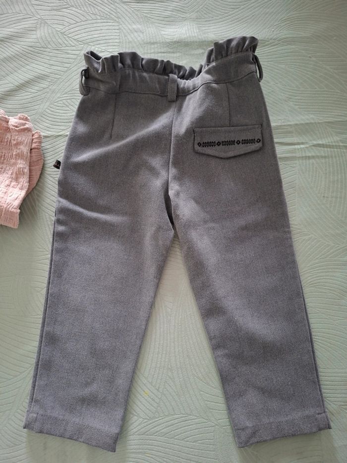 Ensemble blouse et pantalon large (neuf) Ikks 24 mois - photo numéro 6