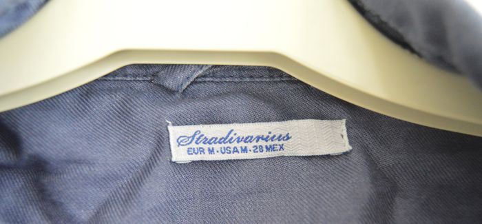 Chemise en jean bleu – Stradivarius – Taille M – Style casual & polyvalent - photo numéro 2