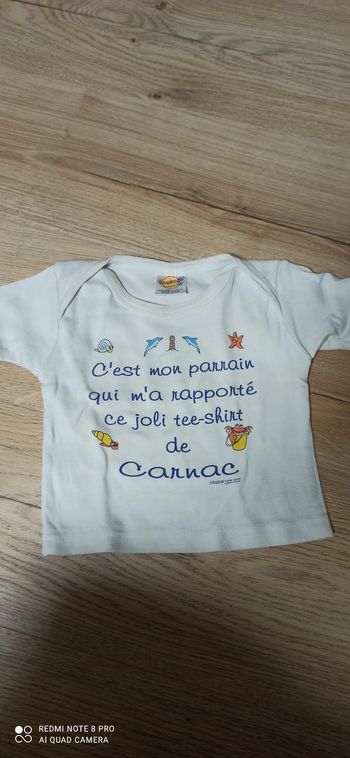 T shirt carnac 6 mois