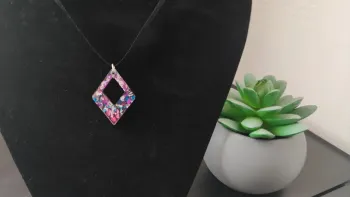 🍁 magnifique collier résine 🍁