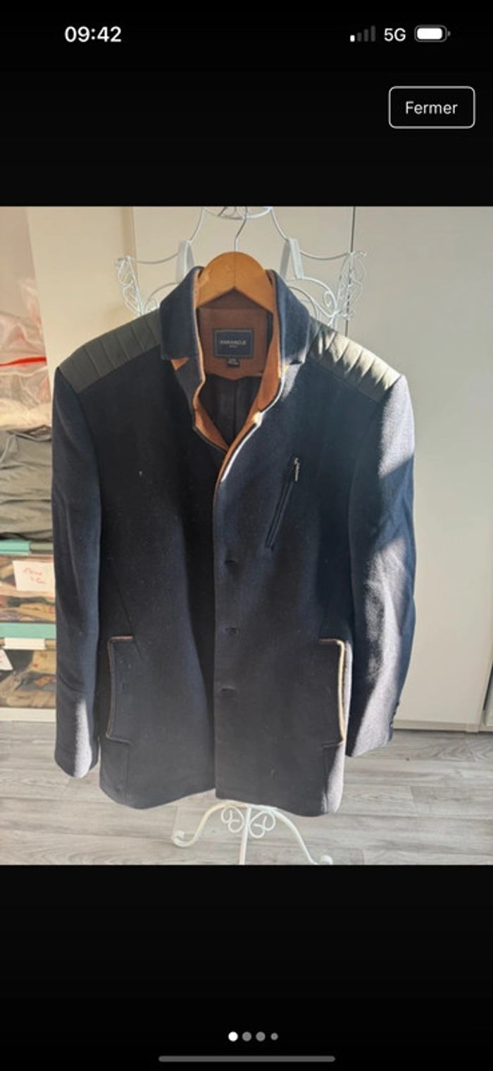 Manteau en laine homme