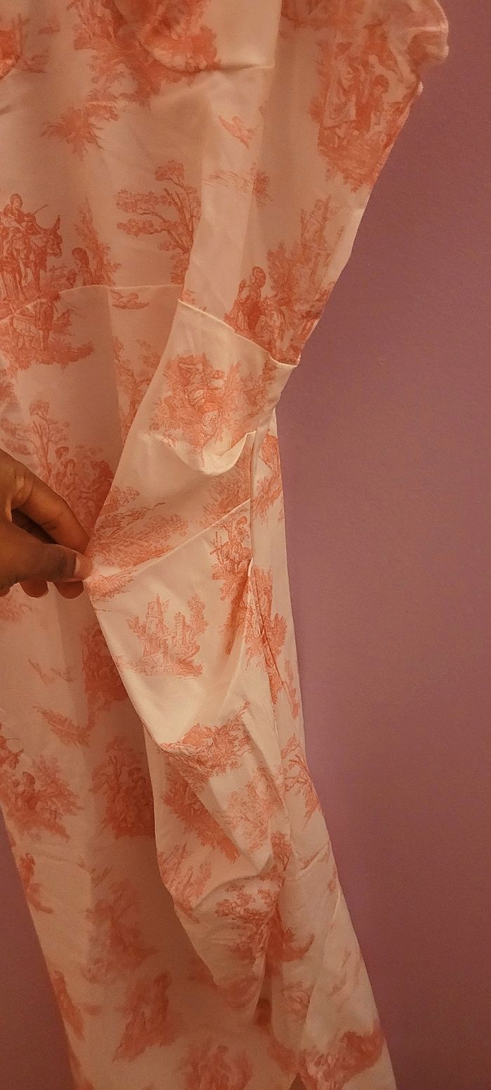 Robe légère romantique à fente - photo numéro 5