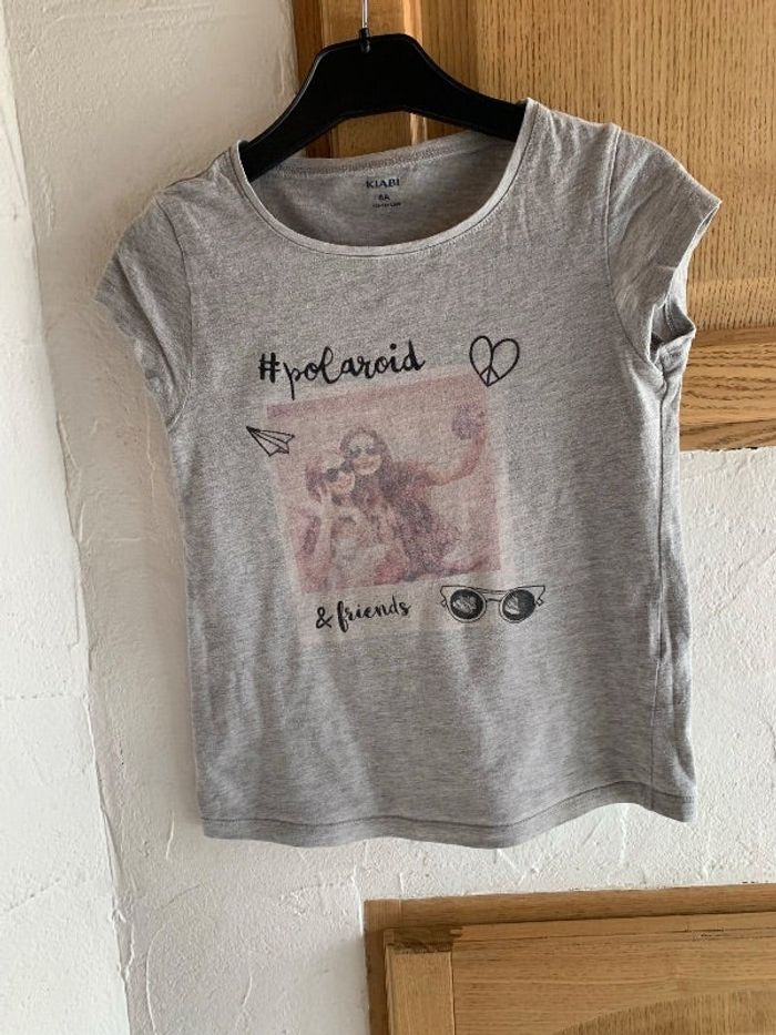 T-shirt gris Kiabi 8 ans