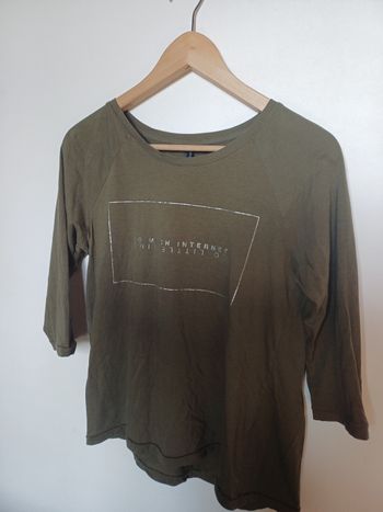 Tee shirt kaki Stradivarius L/40