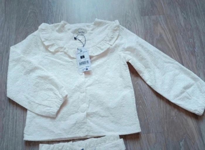 Ensemble chic veste et short fleuri sergent major 6/7 ans valeur 67€ !! - photo numéro 3