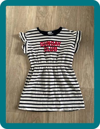 Robe / tunique marinière kiabi