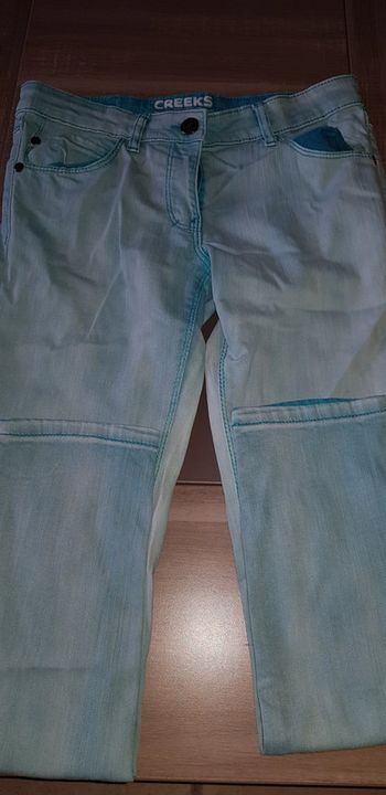 Jean turquoise