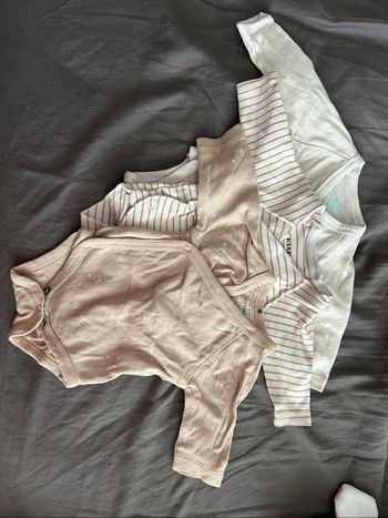 Lot body manches longues 0 mois