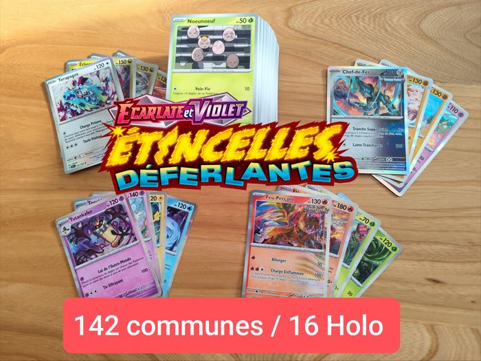 Pokémon étincelles déferlantes lot de cartes