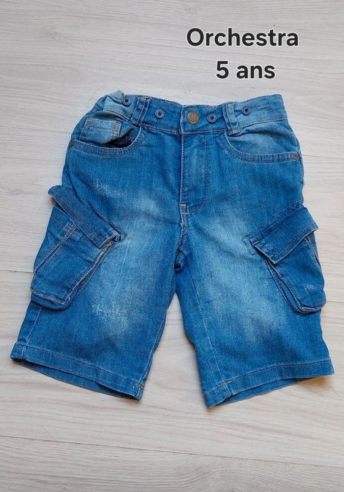 Short en jeans