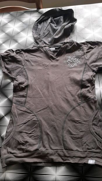 T shirt avec capuche champions