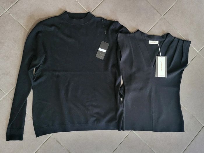 Lot de 2 pulls Taille L 🖤 - photo numéro 2