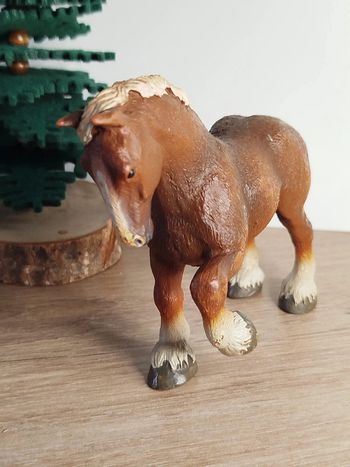 PAPO Etalon marron Figurine Animal équidé