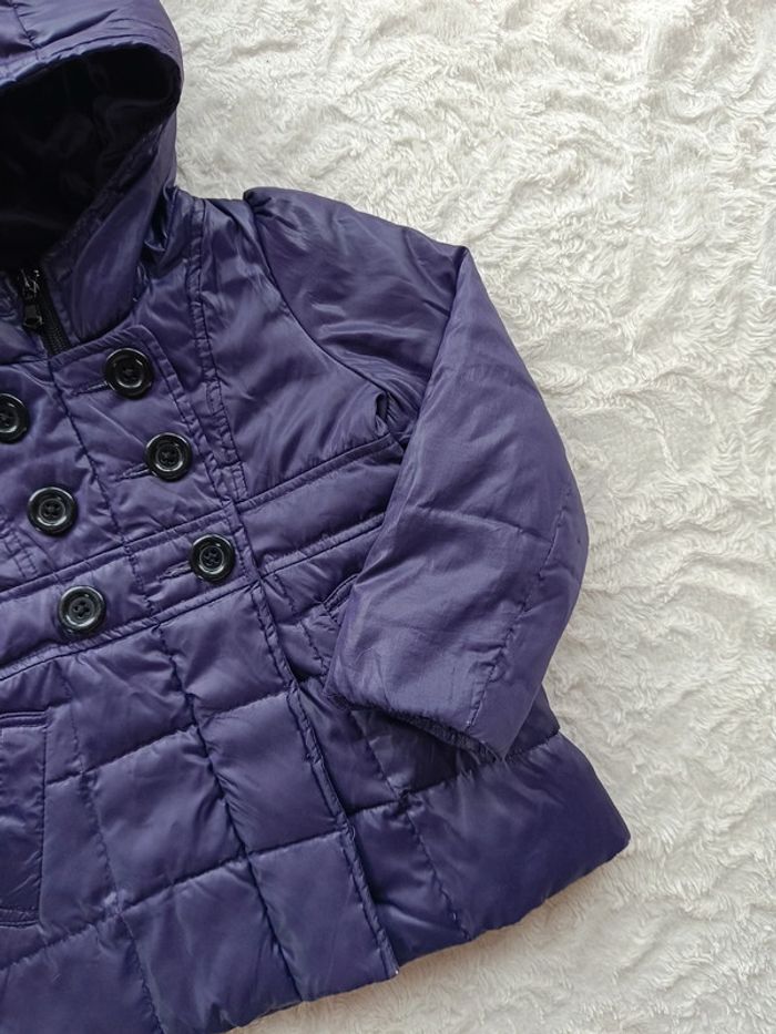 Blouson doudoune avec capuche Fille 9/12 mois - photo numéro 4