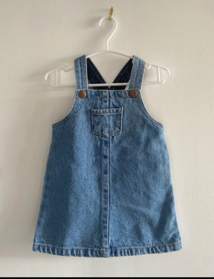 Robe salopette jean