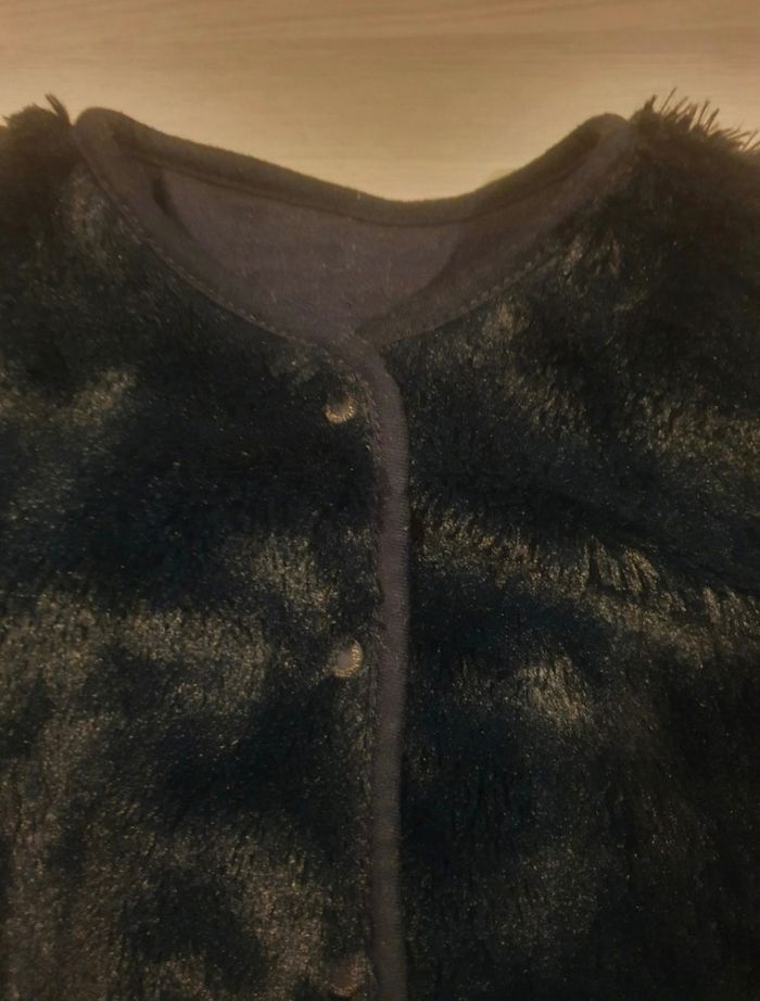 Gilet réversible lulu castagnette 6mois - photo numéro 5