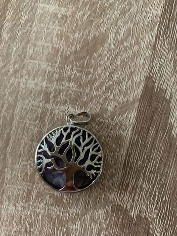 Pendentif améthyste arbre de vie