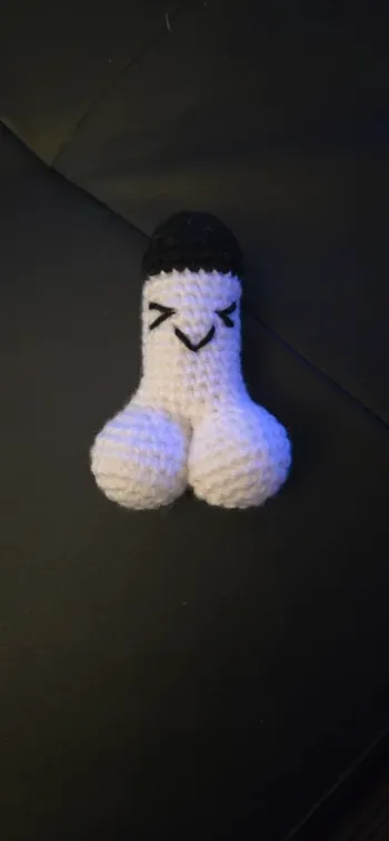Amigurimi zizi blanc et noir neuf