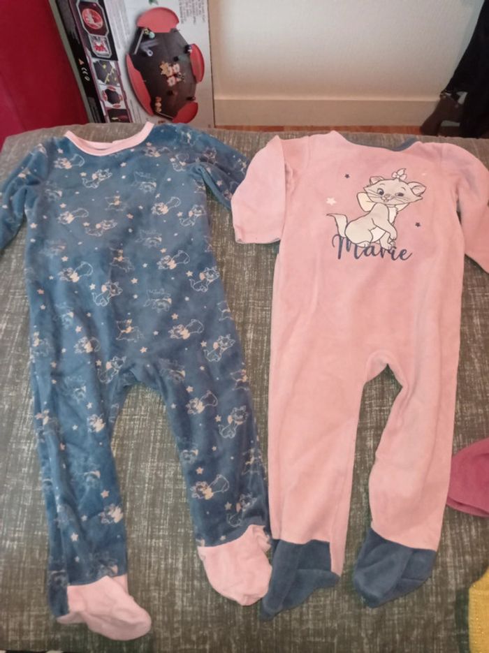 Lot de 2 pyjamas chaud 18 mois