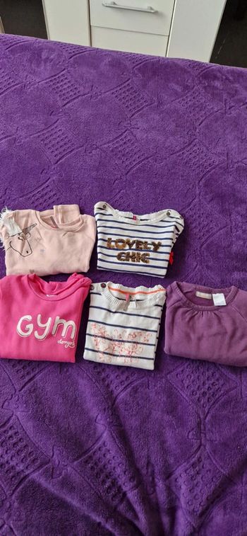 Lot de 5 pulls fille 4 ans