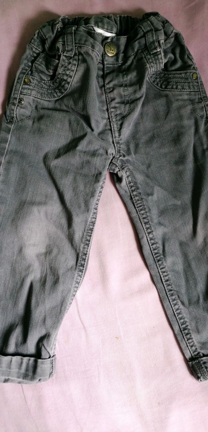Jeans gris kidkanai