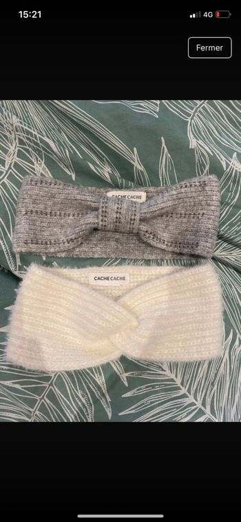 Bandeau tête hiver lot de 2