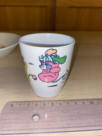 Assiette bol bébé enfant melamine plastorex 1987 Popples