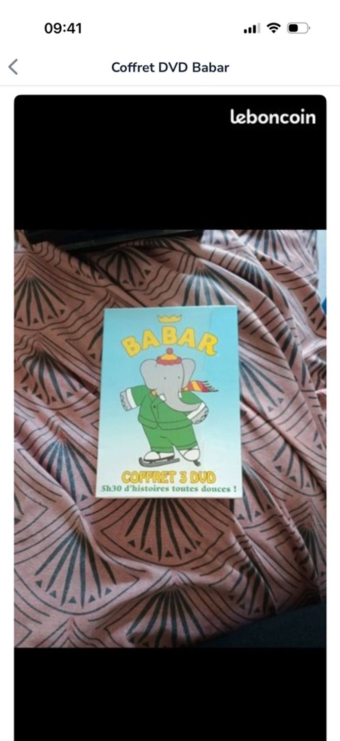 Coffret dvd babar