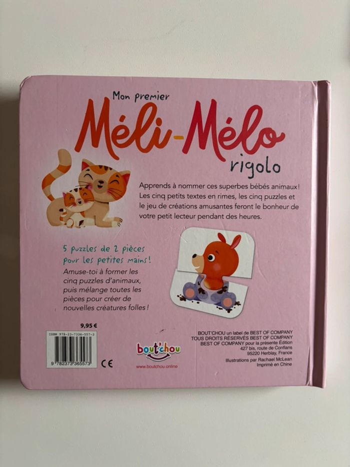 Livre puzzle meli melo - photo numéro 2