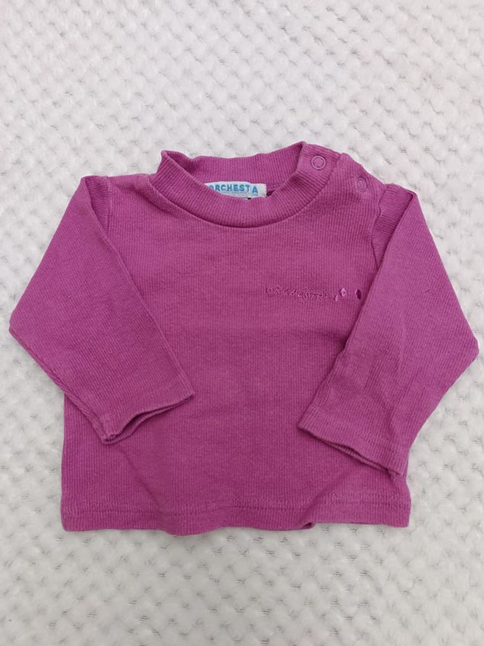 🔸 T-shirt manches longues Orchestra – 3 mois 🔸