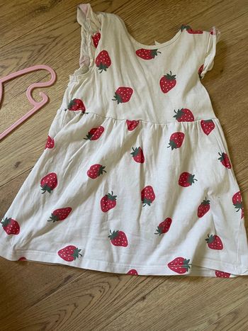 Robe motif fraise 12-18 mois h&m
