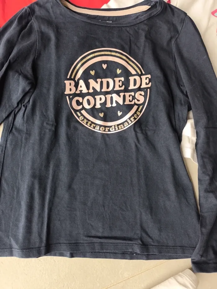 Lot t-shirt manches longues 8 ans - photo numéro 3